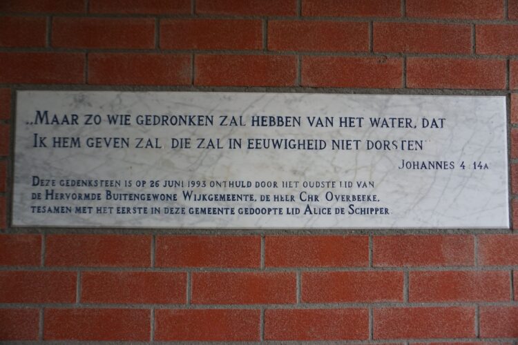 Levensbron Goes Gedenksteen kerk